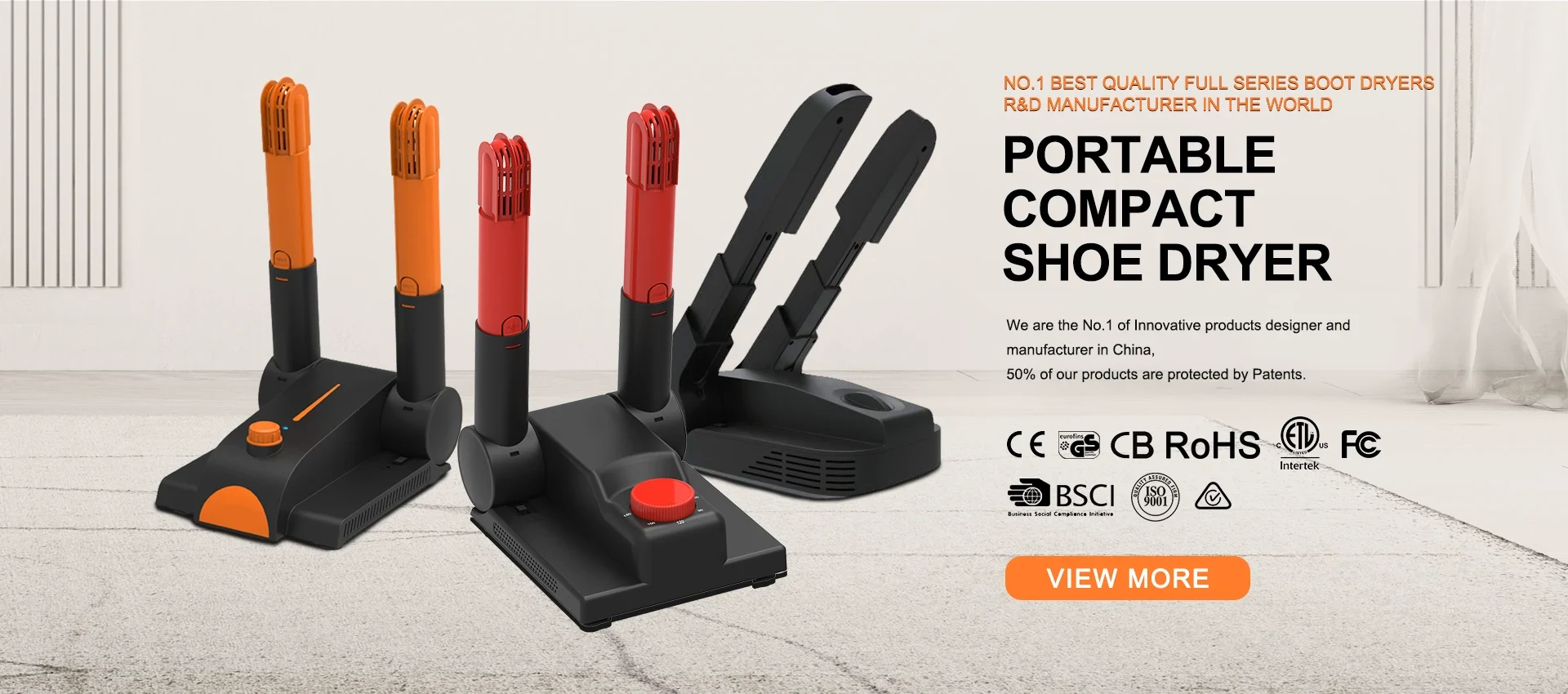 Secador de bota portátil da China